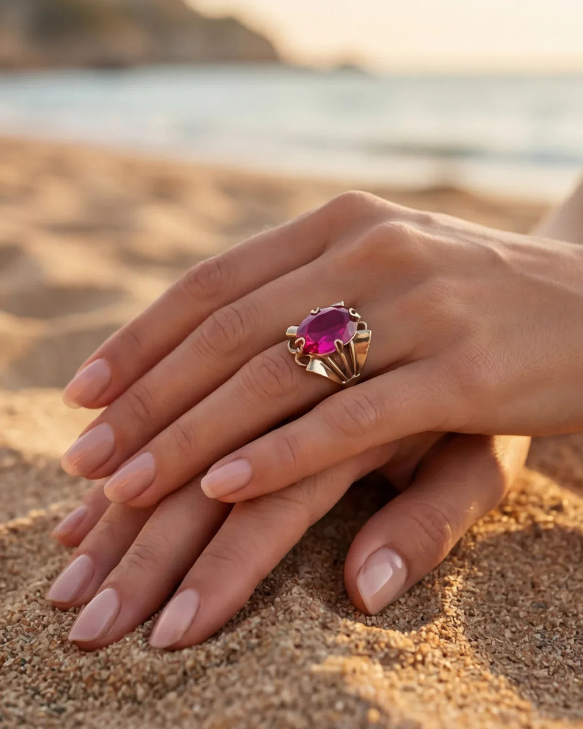 Livia | Bague en saphir