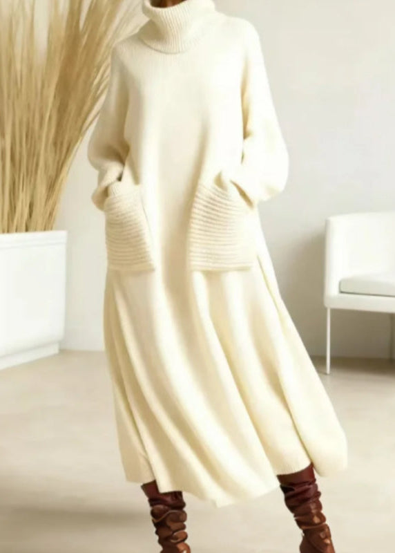 Robe Maille Fluide Hiver