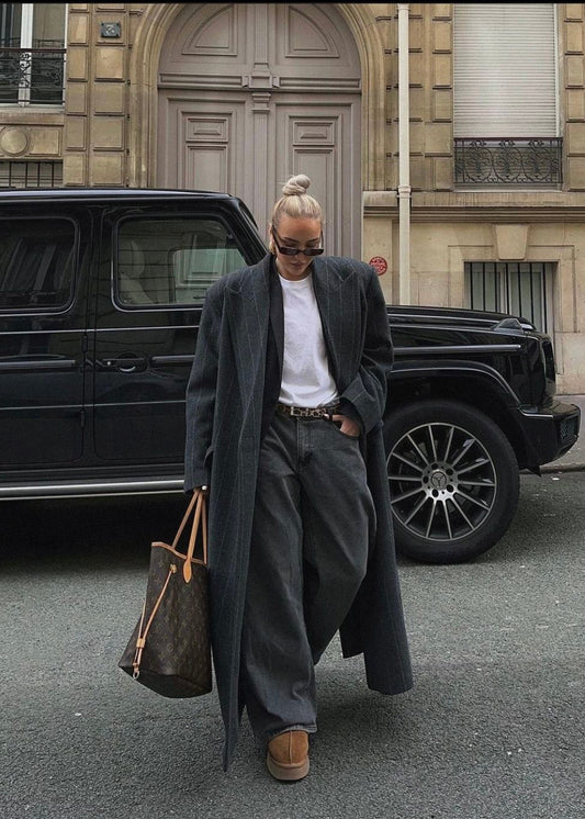 Clava Manteau Rayures