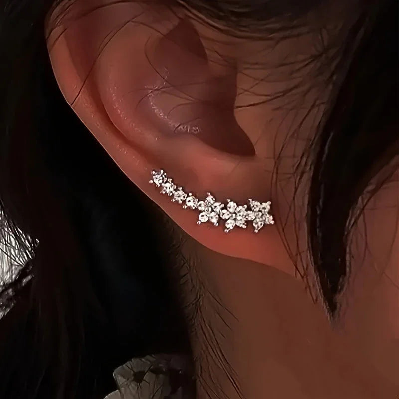 Éclore | Boucles d'oreilles en fleurs élégantes et intemporelles
