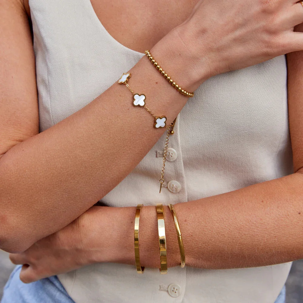 Domitille | Bracelet en Or Jaune 18K - Élégance intemporelle