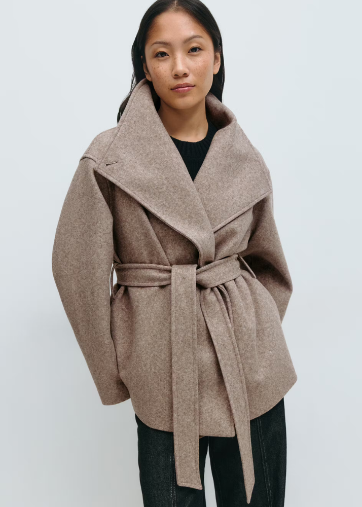 Veste Courte Col Haut