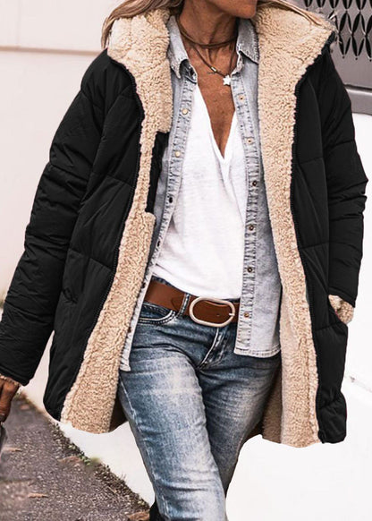 Veste Courte en Coton à Capuche