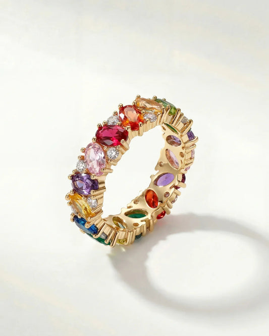 Carole | Bague ornée de pierres scintillantes