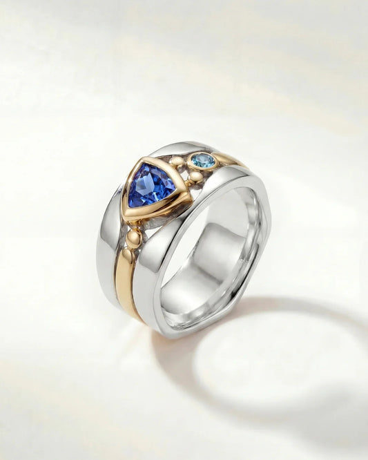 Cassandre | Bague capturant la puissance et la majesté de l'océan
