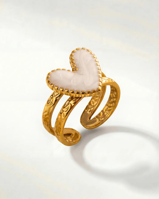 Quitterie | Bague Cœur Éternel