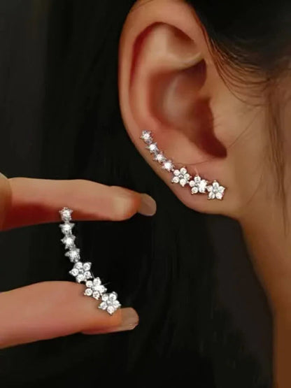 Éclore | Boucles d'oreilles en fleurs élégantes et intemporelles