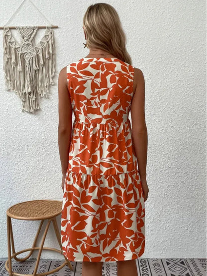 Talia™ | Robe Midi Fleurie Fluide