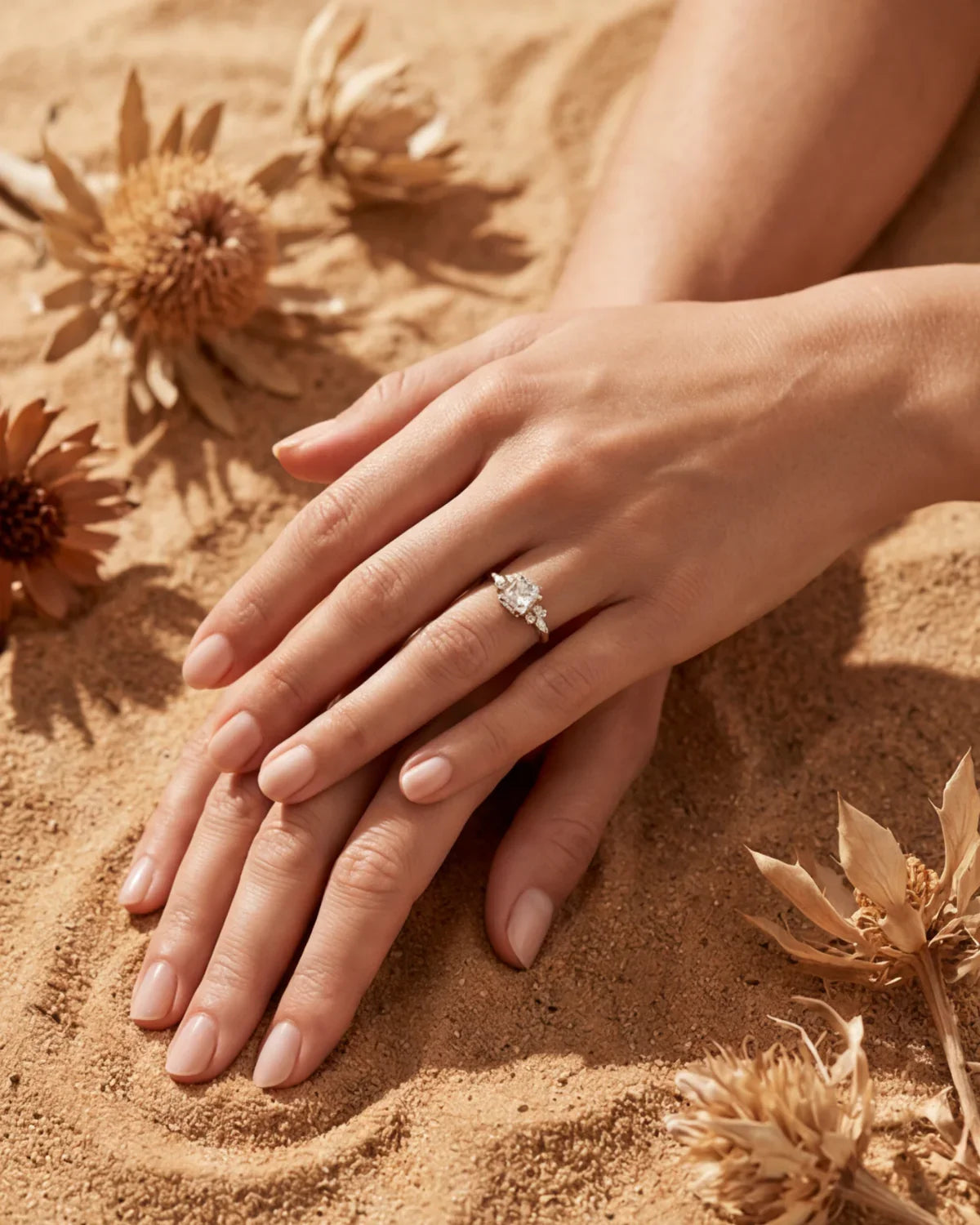Raymonde | Bague sertie d'une pierre éblouissante