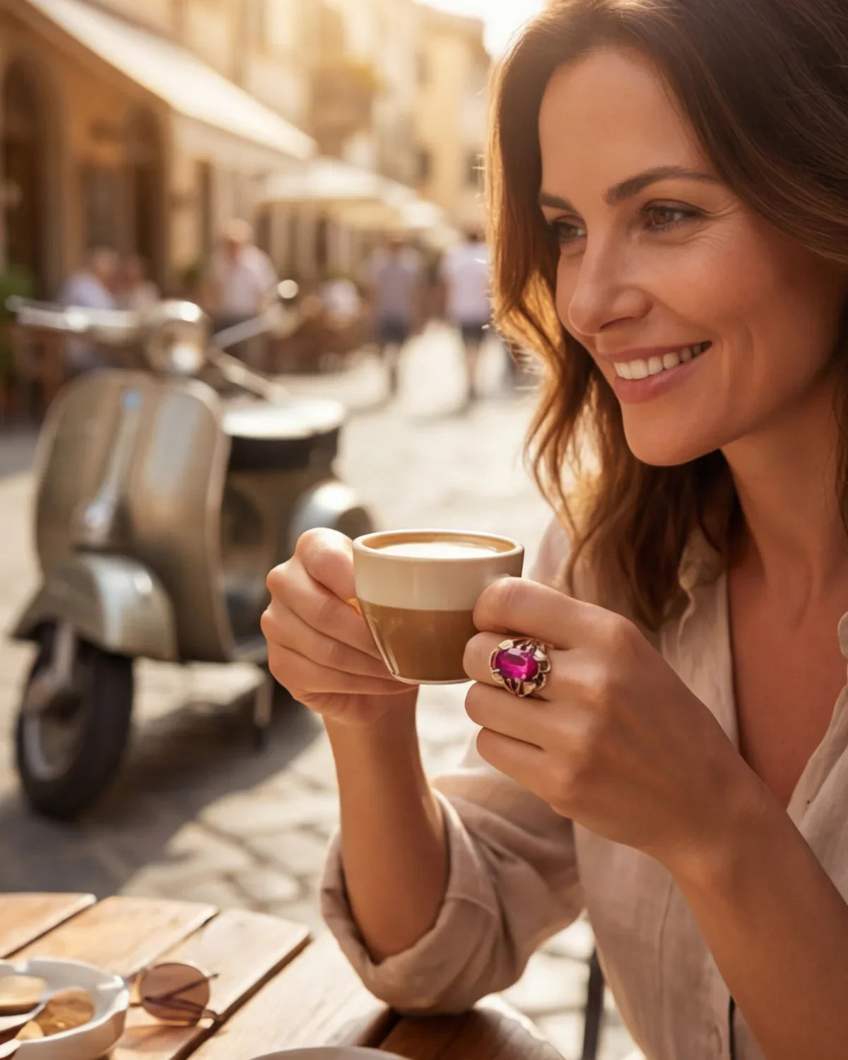 Livia | Bague en saphir