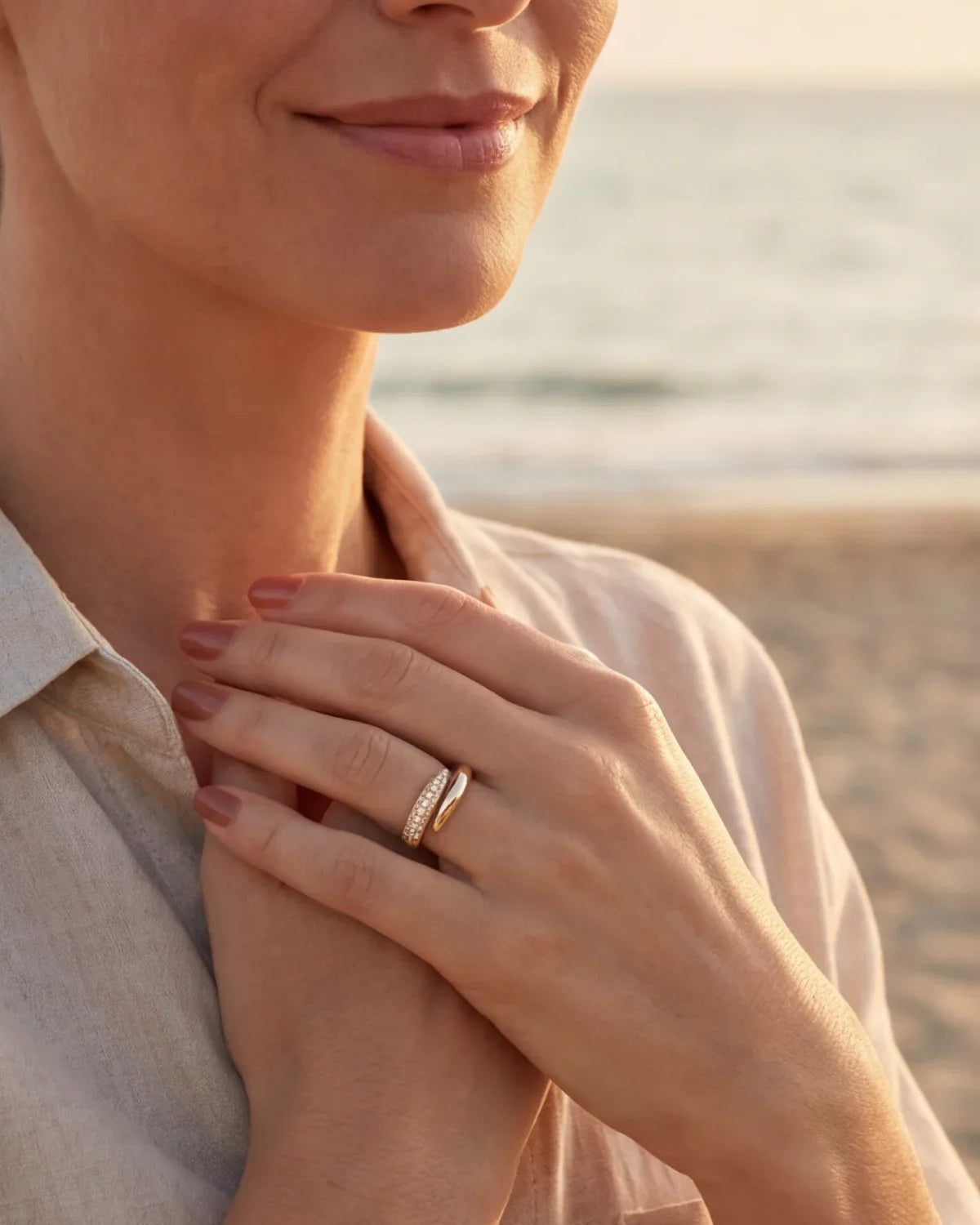 Suzanne | Bague réglable élégante