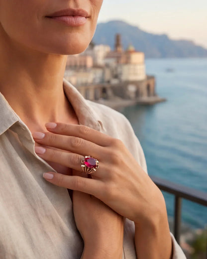Livia | Bague en saphir