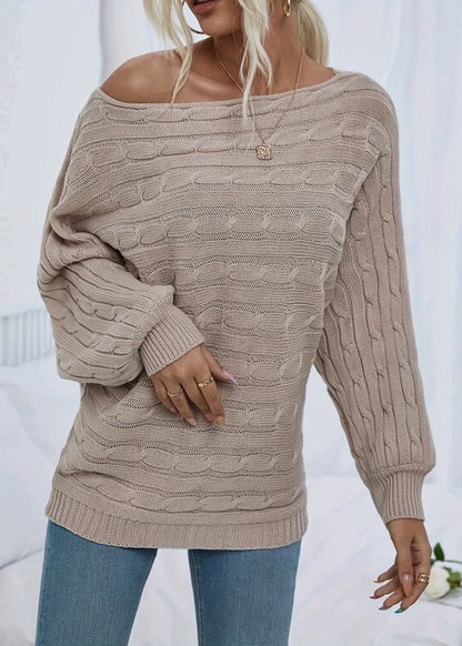 Off-Neck Pullover