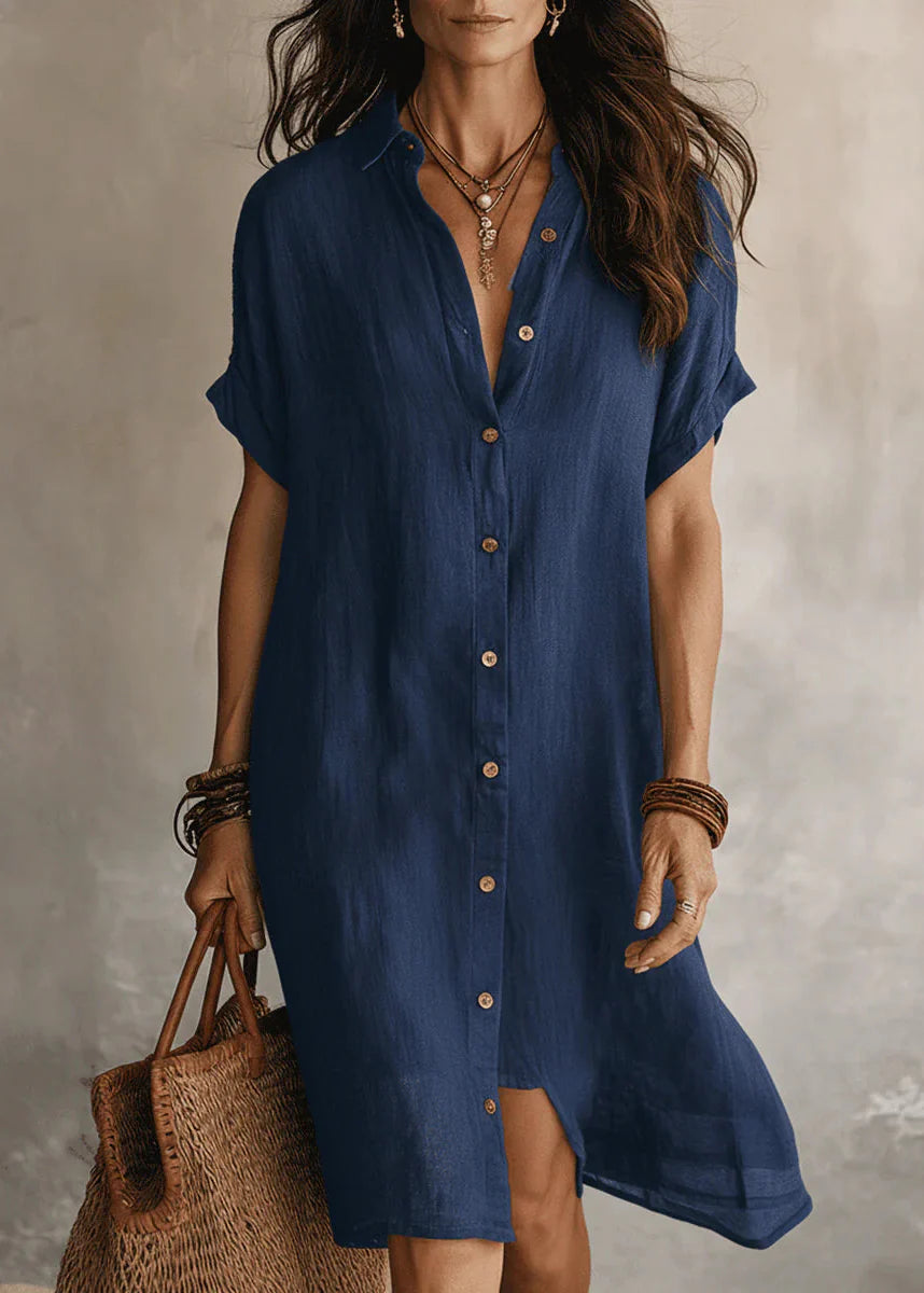 Noélia | Robe Chemise Minimaliste