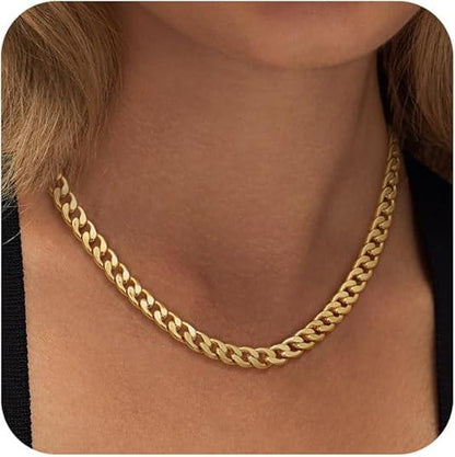 Léa | Collier rond en or — Éclat doré intemporel