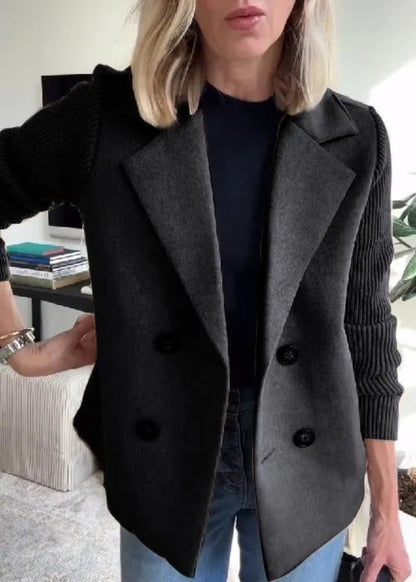 ERLAY™ Blazer à Manches Tricotées