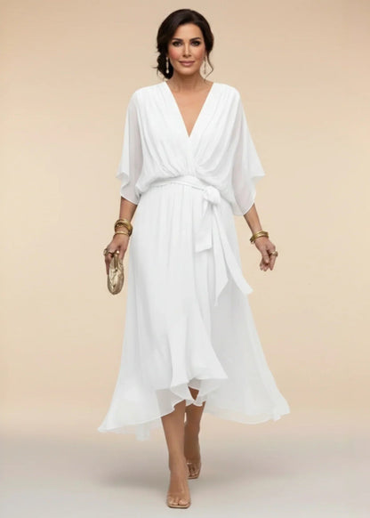 Alizée™ | Robe fluide à col en V