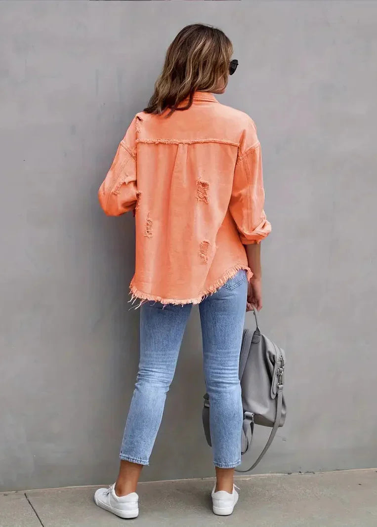Mi-saison Denim Jacket