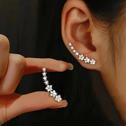 Éclore | Boucles d'oreilles en fleurs élégantes et intemporelles