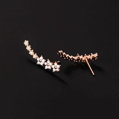 Éclore | Boucles d'oreilles en fleurs élégantes et intemporelles