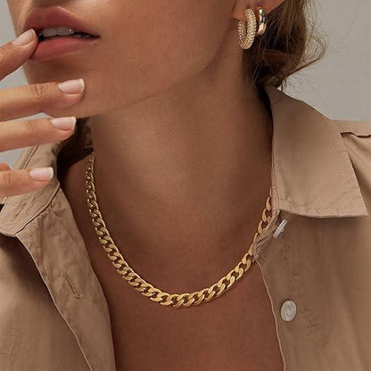 Léa | Collier rond en or — Éclat doré intemporel