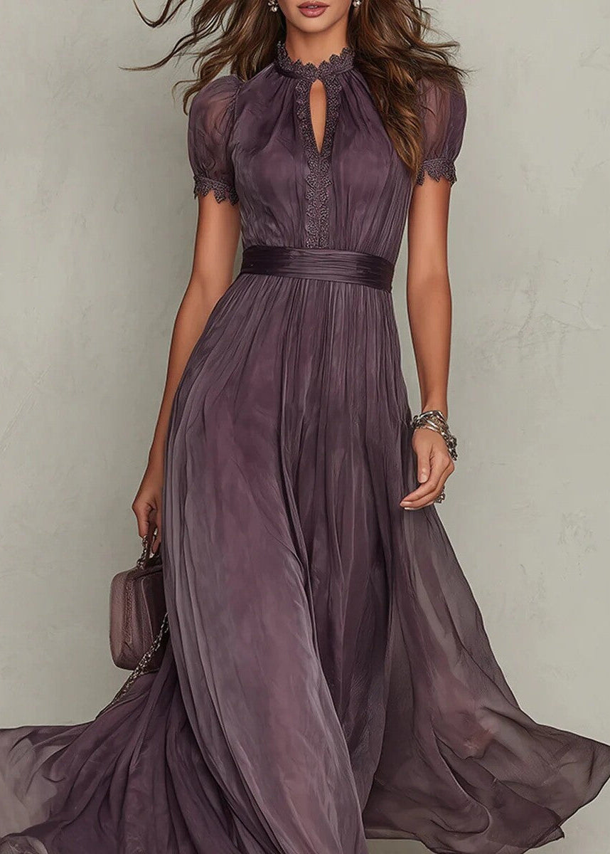 Auréline | Robe Longue Élégance Royale