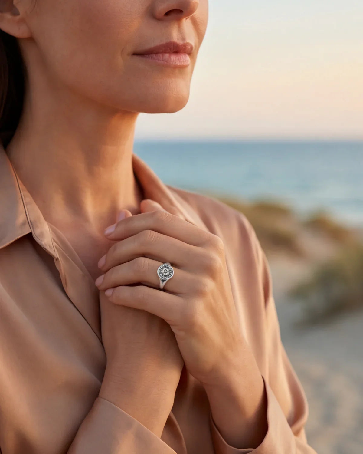 Abigaël | Bague soleil inspirée par la lumière du jour