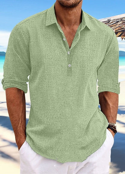 Sabbio | Chemise en coton naturel à coupe décontractée