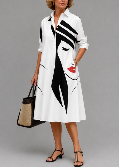 Maëlys™ | Robe midi soignée et élégante