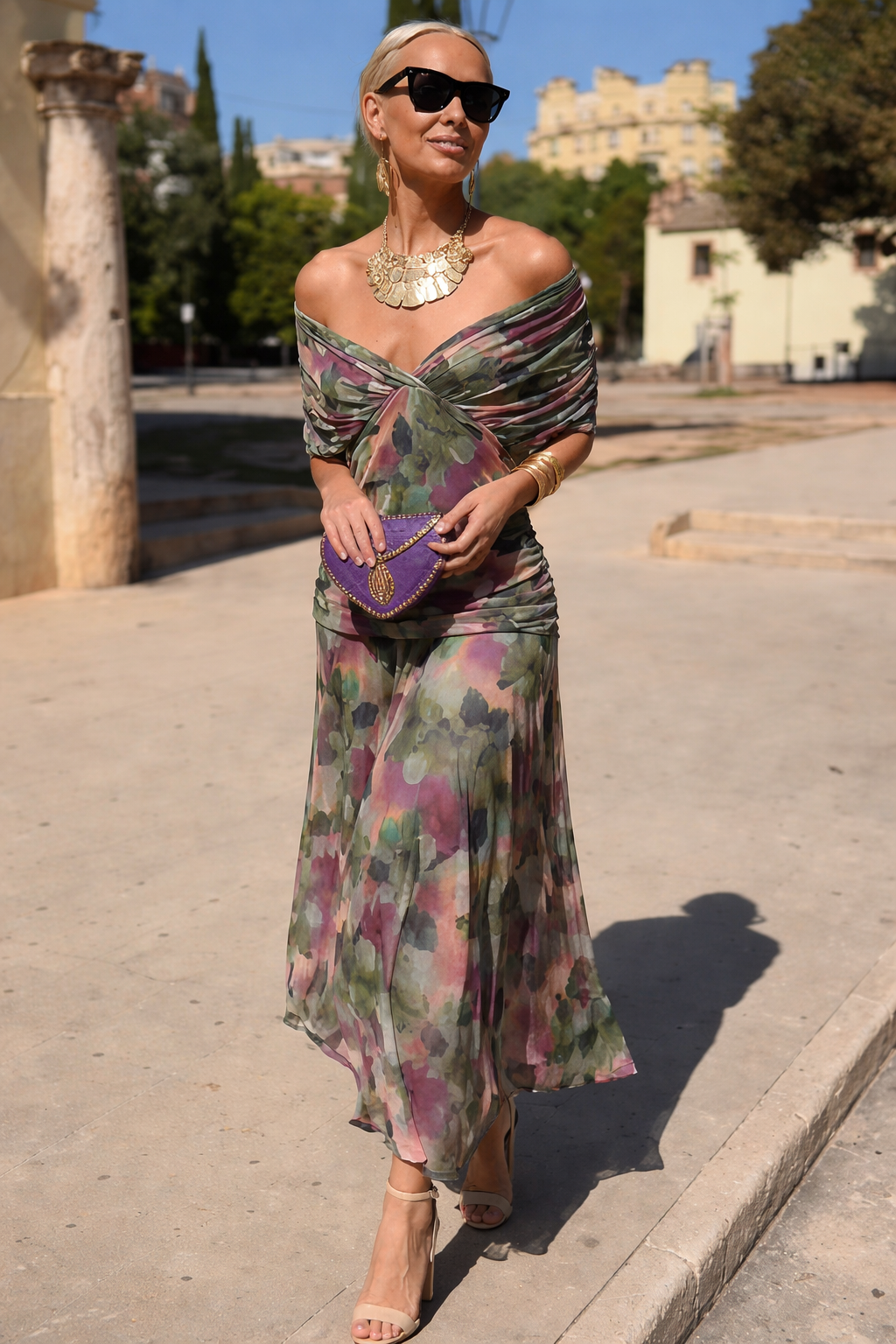 Léa | Robe Longue Fluide Élégante