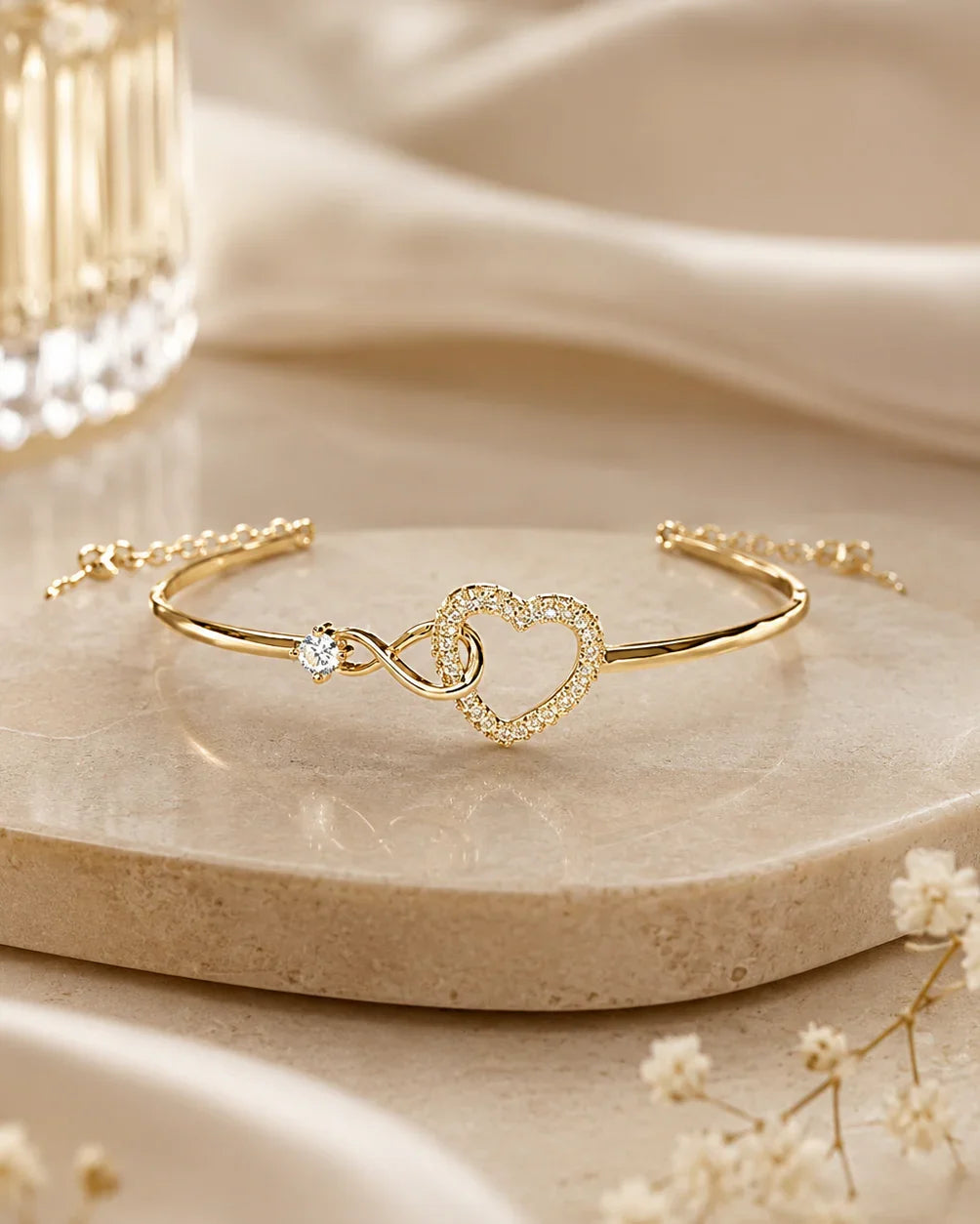 Aramburge | Bracelet Cœur Infini