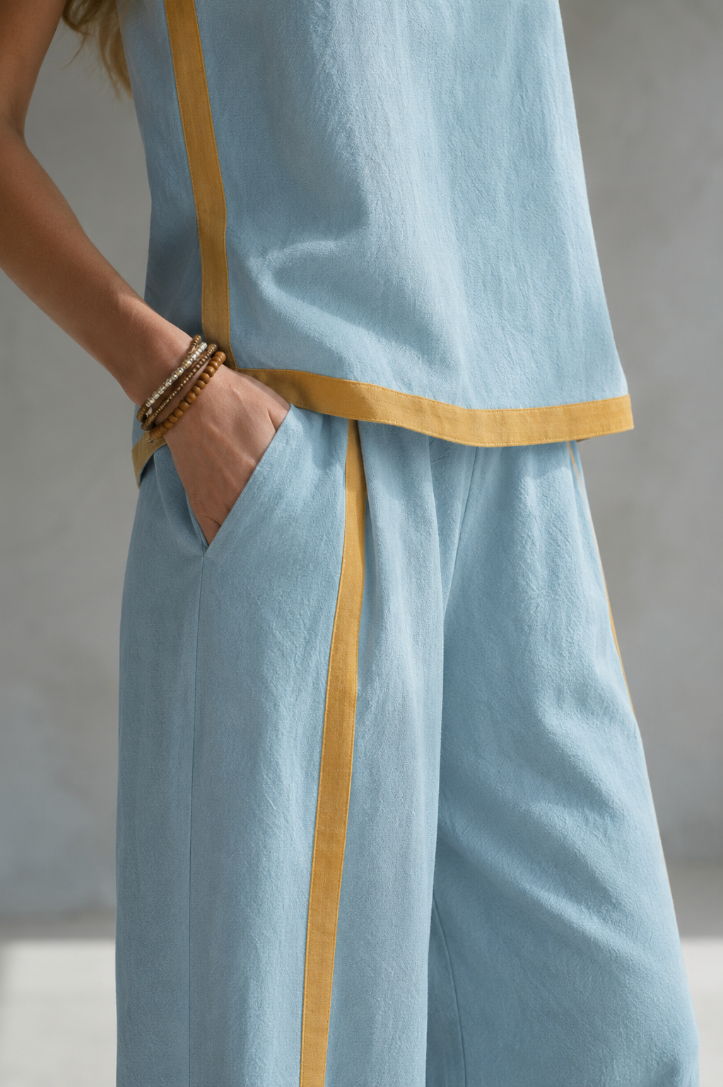 Rasine | Ensemble Élégant en Coton et Lin