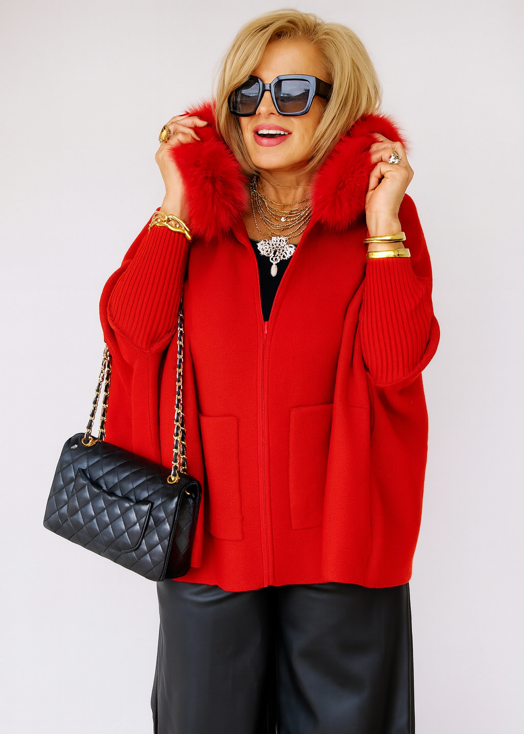 Cardigan à Capuche Chic