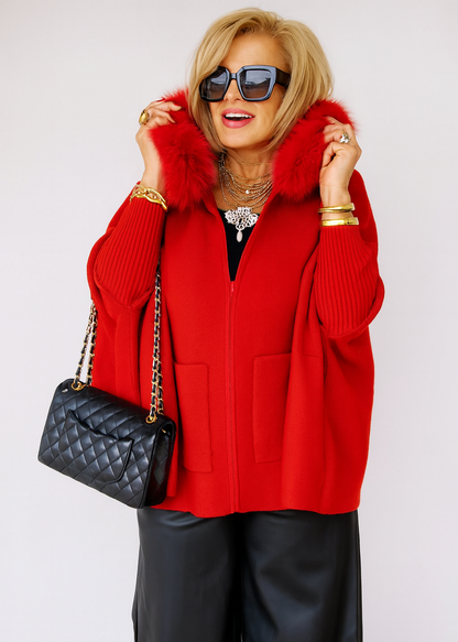 Cardigan à Capuche Chic