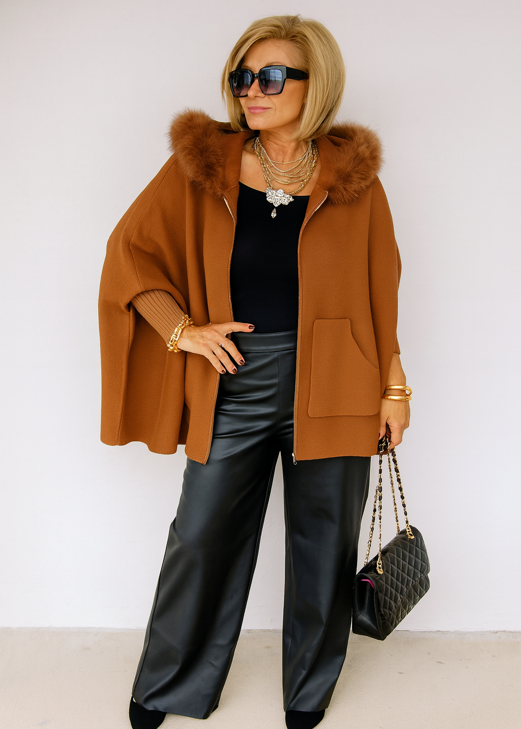 Cardigan à Capuche Chic