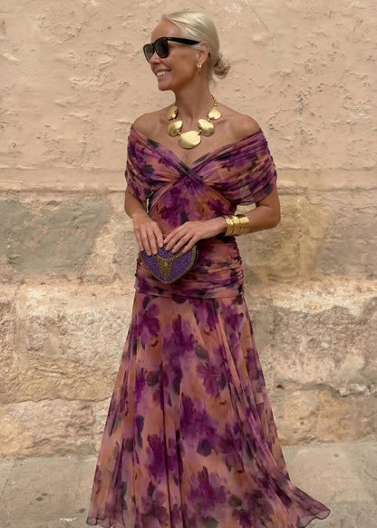 Léa | Robe Longue Fluide Élégante