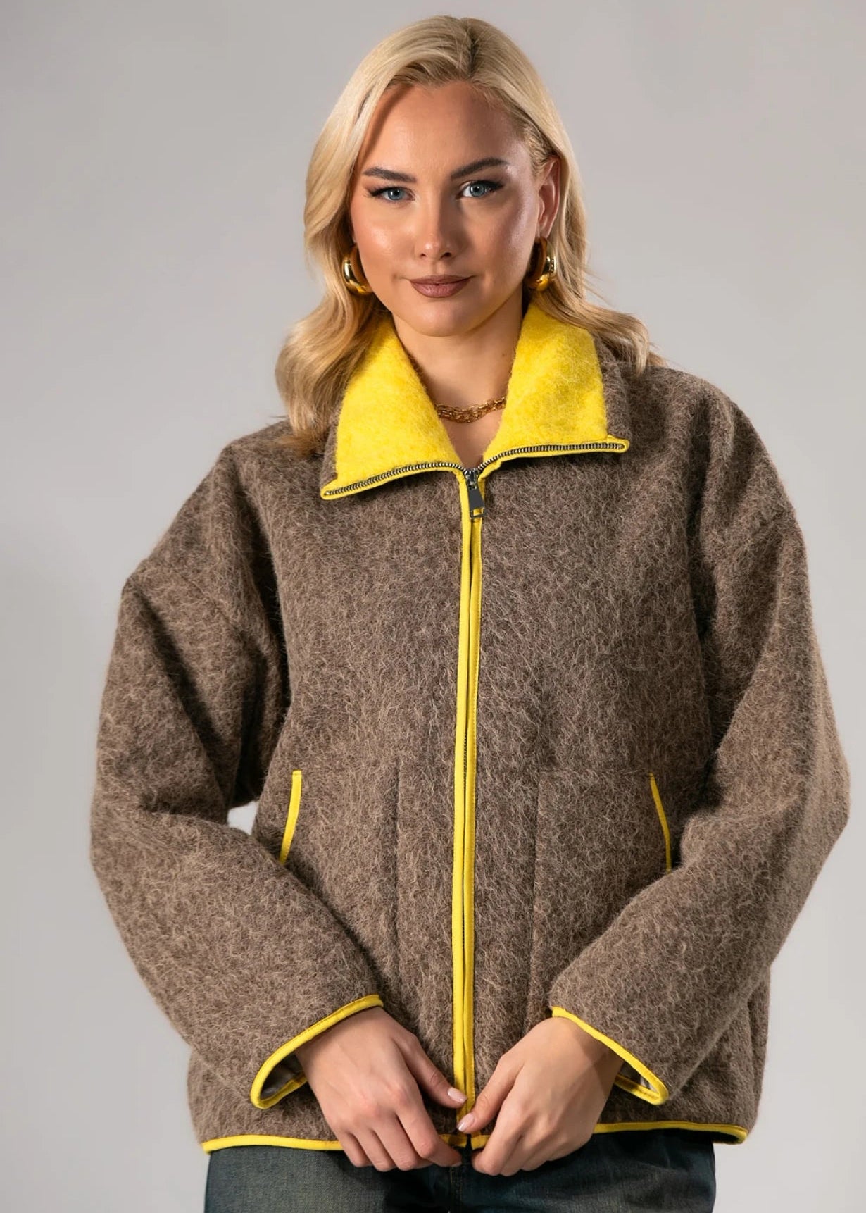 Veste Maille Duo