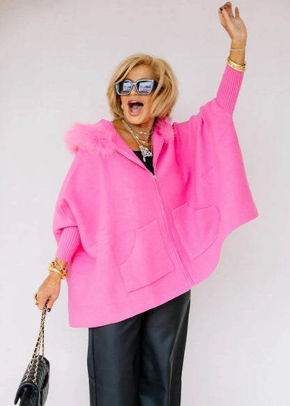 Cardigan à Capuche Chic