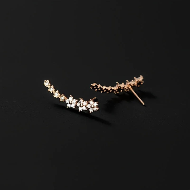 Éclore | Boucles d'oreilles en fleurs élégantes et intemporelles