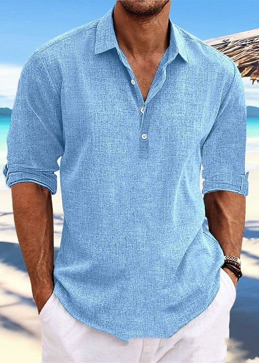 Sabbio | Skjorte i naturlig bomull med avslappet passform