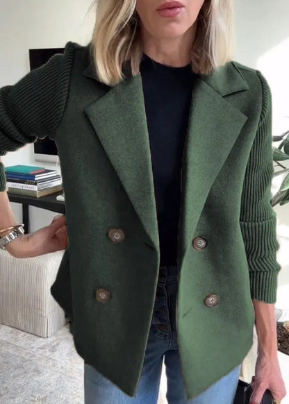ERLAY™ Blazer à Manches Tricotées
