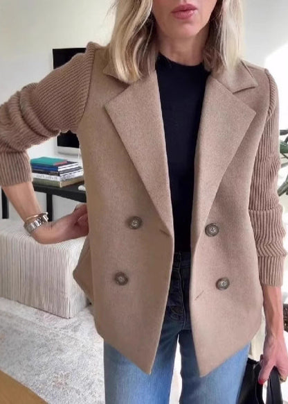 ERLAY™ Blazer à Manches Tricotées