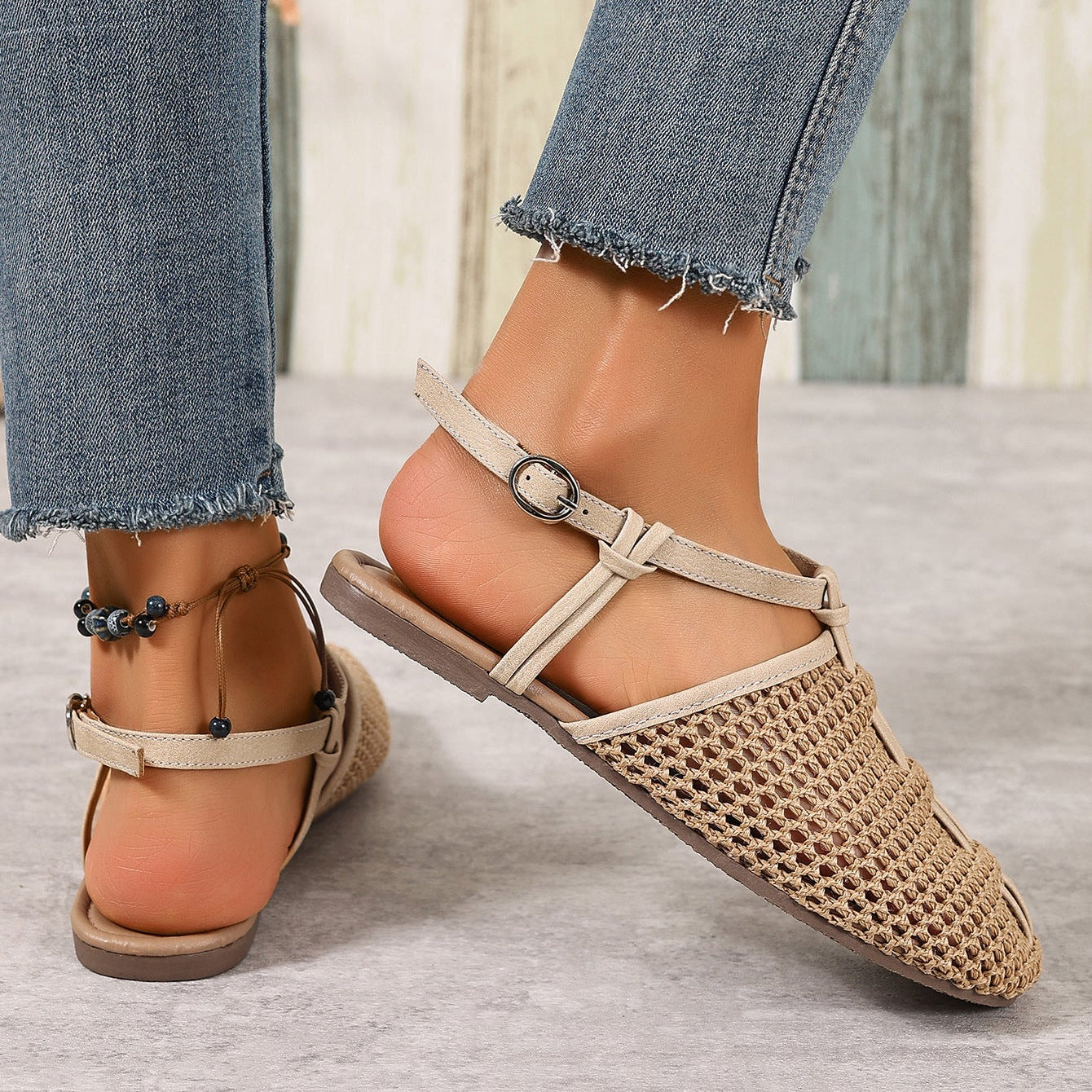 ÉLISE™ | Sandales Tressées Confort Estival
