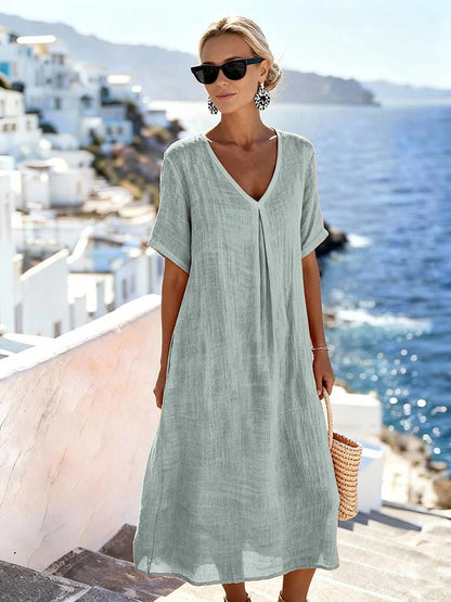 CÉLESTE™ | ROBE MIDI ÉVASÉE