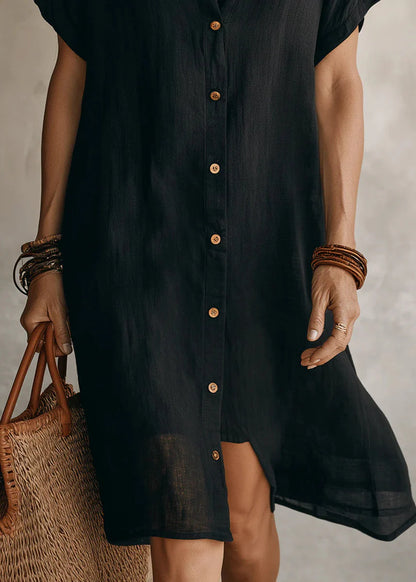 Noélia | Robe Chemise Minimaliste