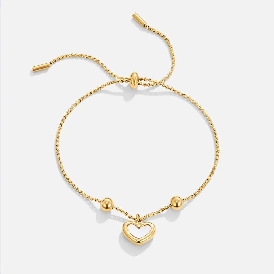 Ophélie — Bracelet Cœur Éternel, Élégance Intemporelle