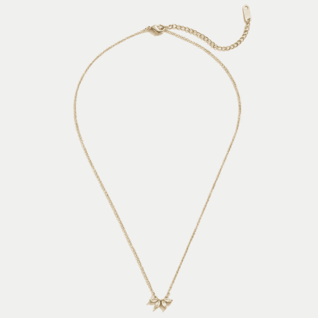 Lucie | Collier en Cristal Étincelant - Pendentif Feuille