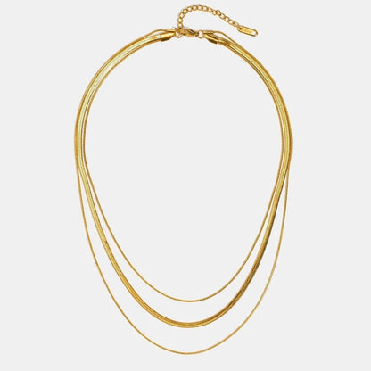 Esmée | Collier Multi-Couches en Or Doré – Élégant et Brillant pour un look tendance
