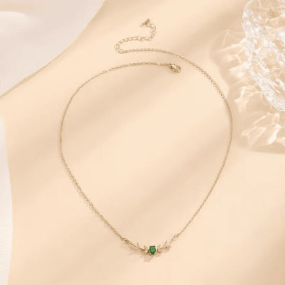 Émilie | Collier Émeraude – Élégance et Éclat