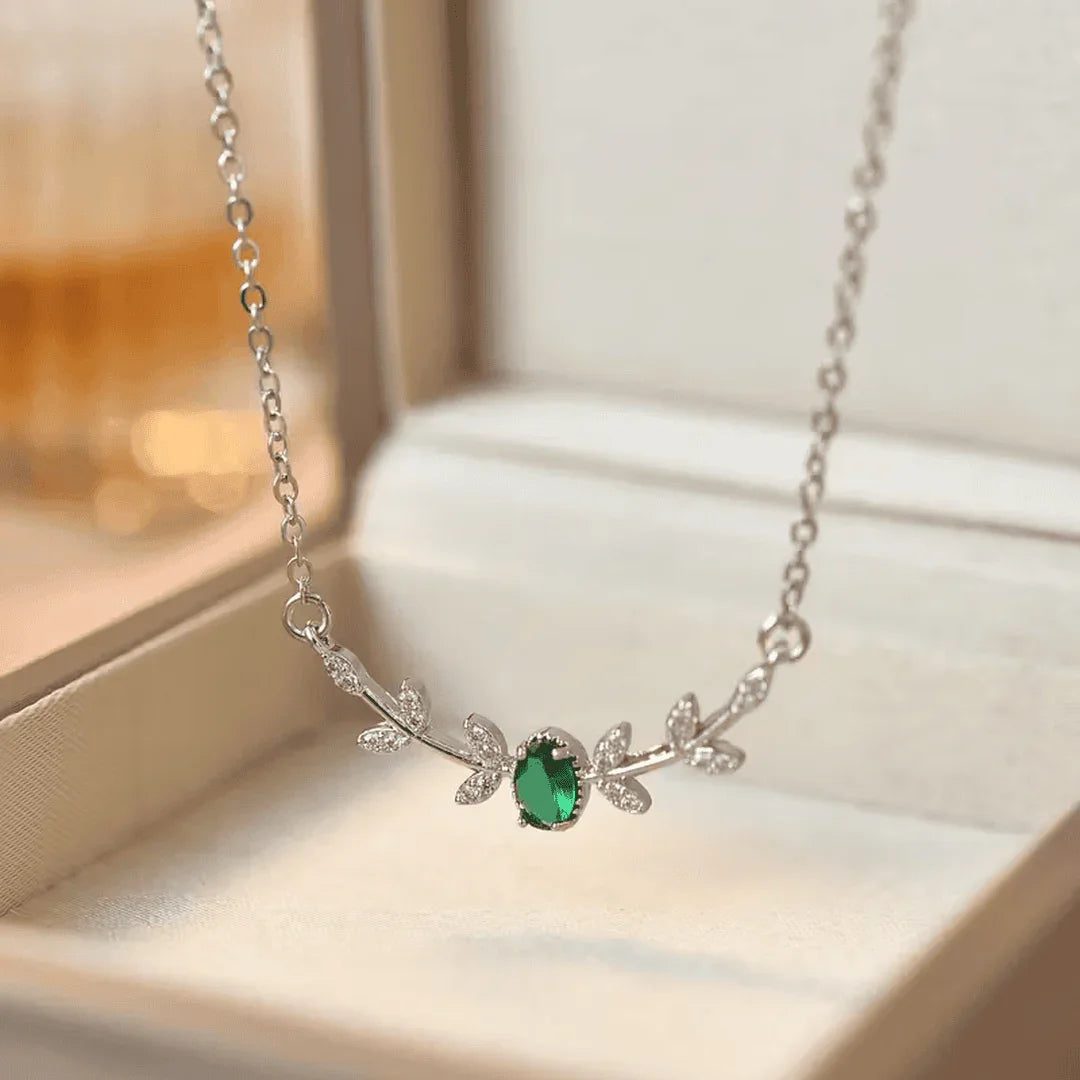 Émilie | Collier Émeraude – Élégance et Éclat